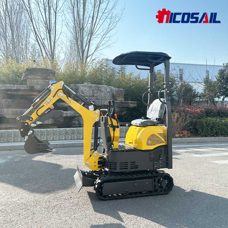 Compact 1t Mini Excavator Mult - Urban Farming In China ulasan dan harga